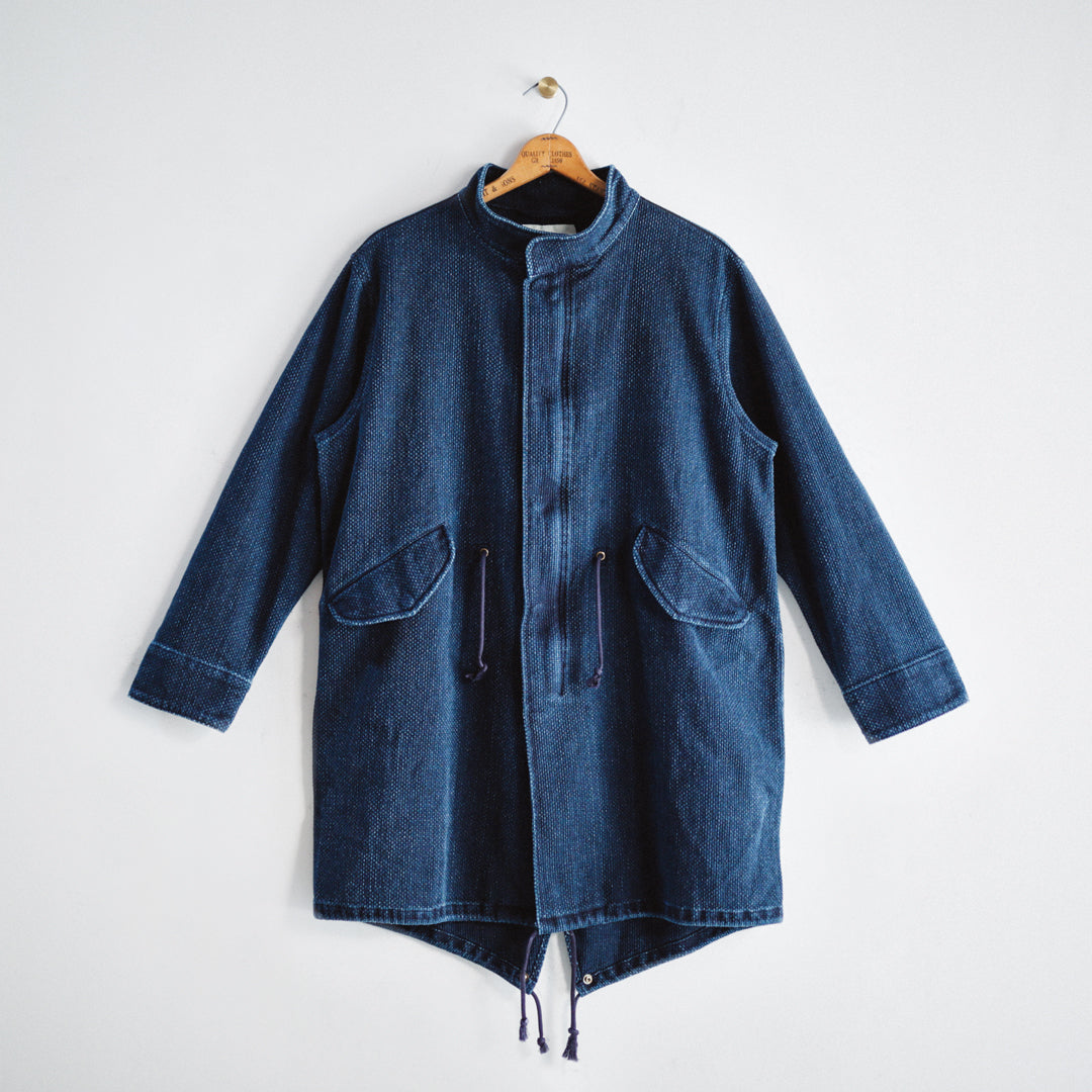 Limited Edition Col. / 14oz Okayama Heavy weight Sashiko Mods Coat