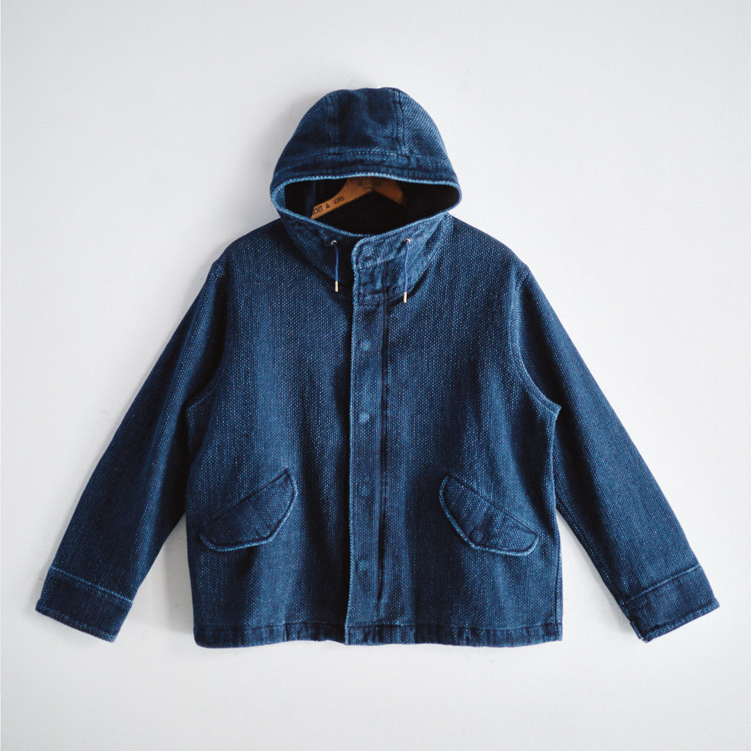 Limited Edition Col. / 14oz Okayama Heavy weight Sashiko Short Mods Parka