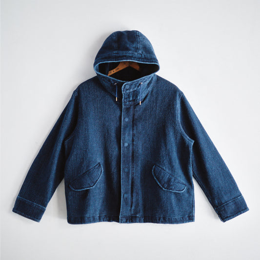 Limited Edition Col. / 14oz Okayama Heavy weight Sashiko Short Mods Parka