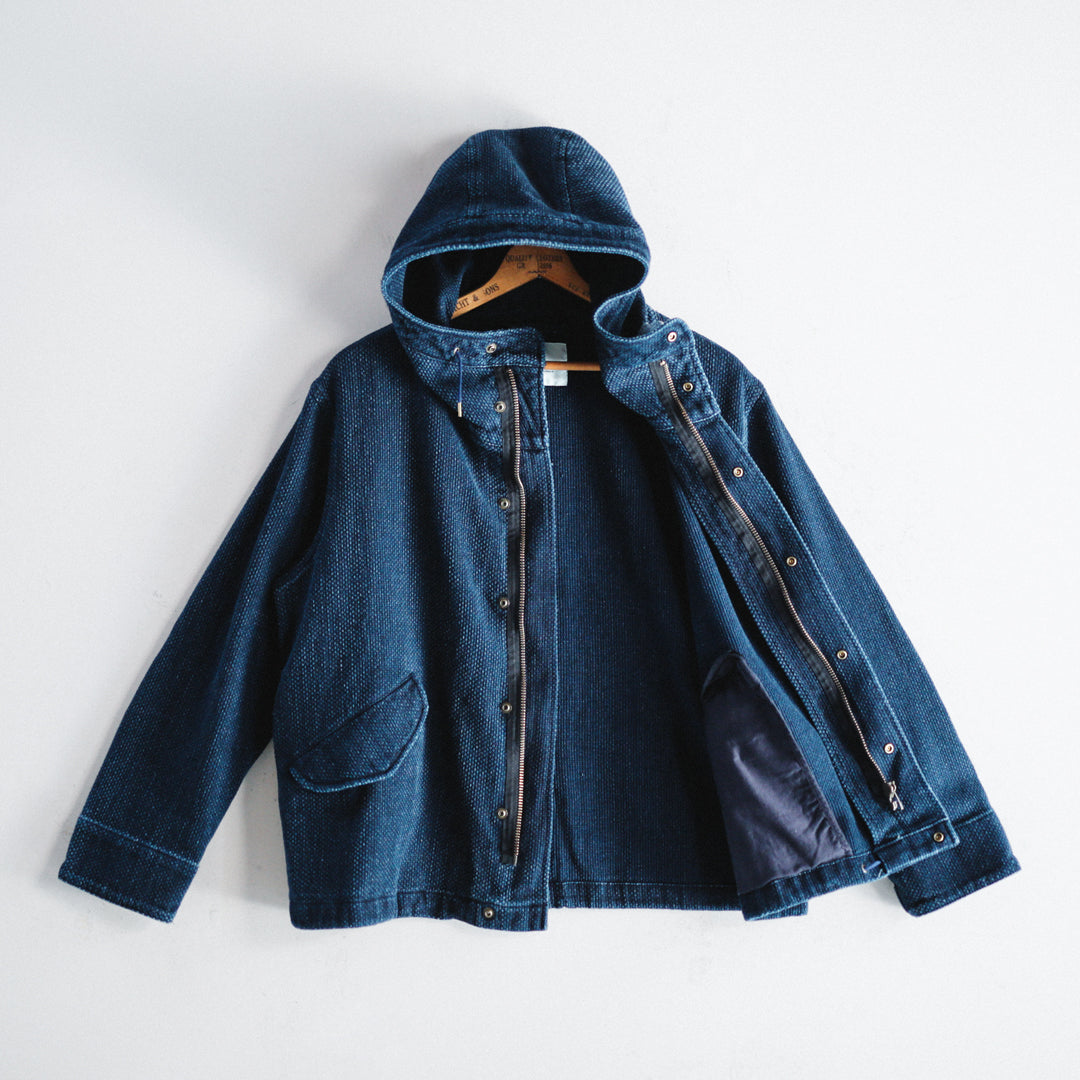 Limited Edition Col. / 14oz Okayama Heavy weight Sashiko Short Mods Parka