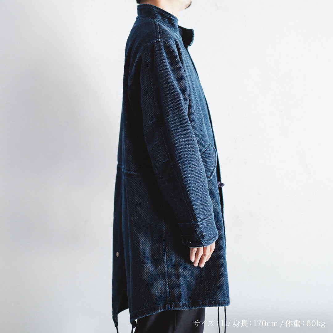 Limited Edition Col. / 14oz Okayama Heavy weight Sashiko Mods Coat