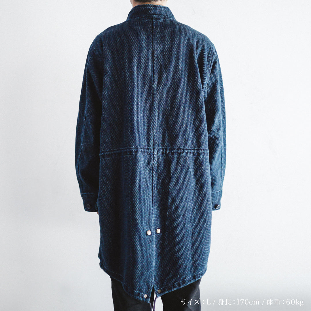Limited Edition Col. / 14oz Okayama Heavy weight Sashiko Mods Coat