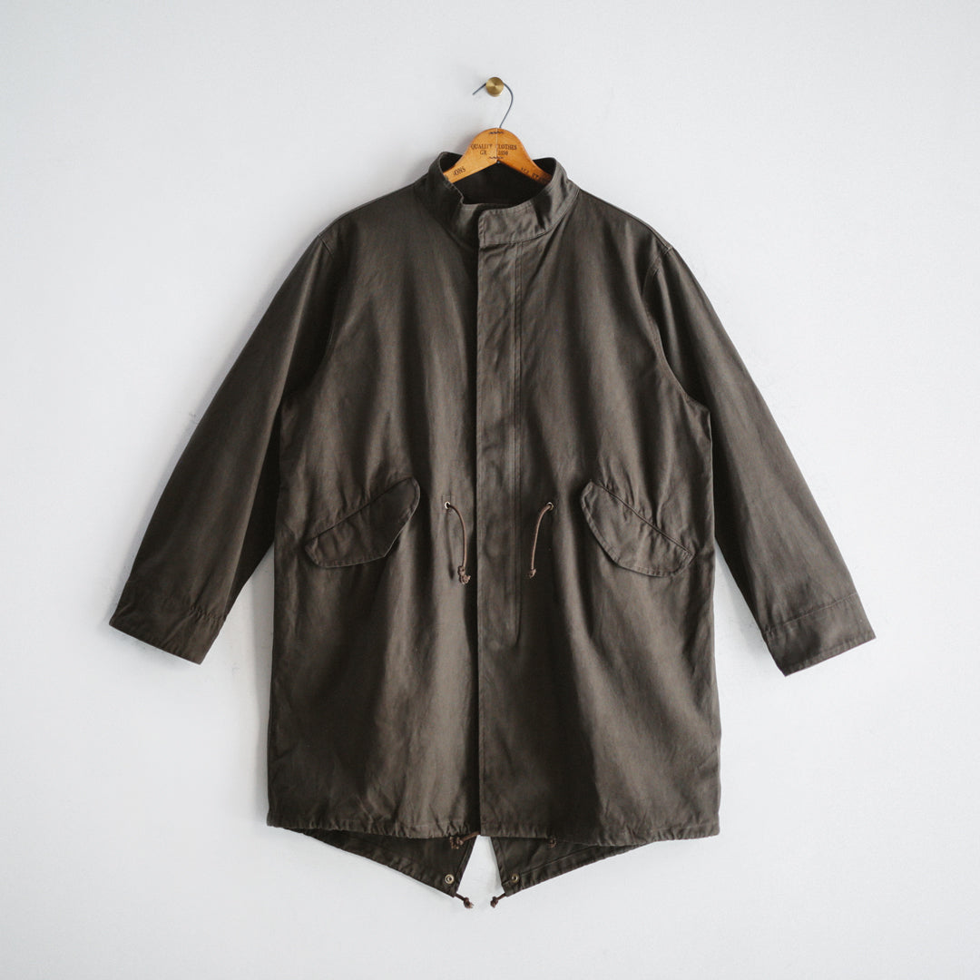 Limited Edition Col. / 9.2oz " Amami Doro-Zome " Selvedge Duck Mods Coat