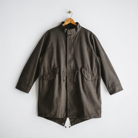Limited Edition Col. / 9.2oz " Amami Doro-Zome " Selvedge Duck Mods Coat