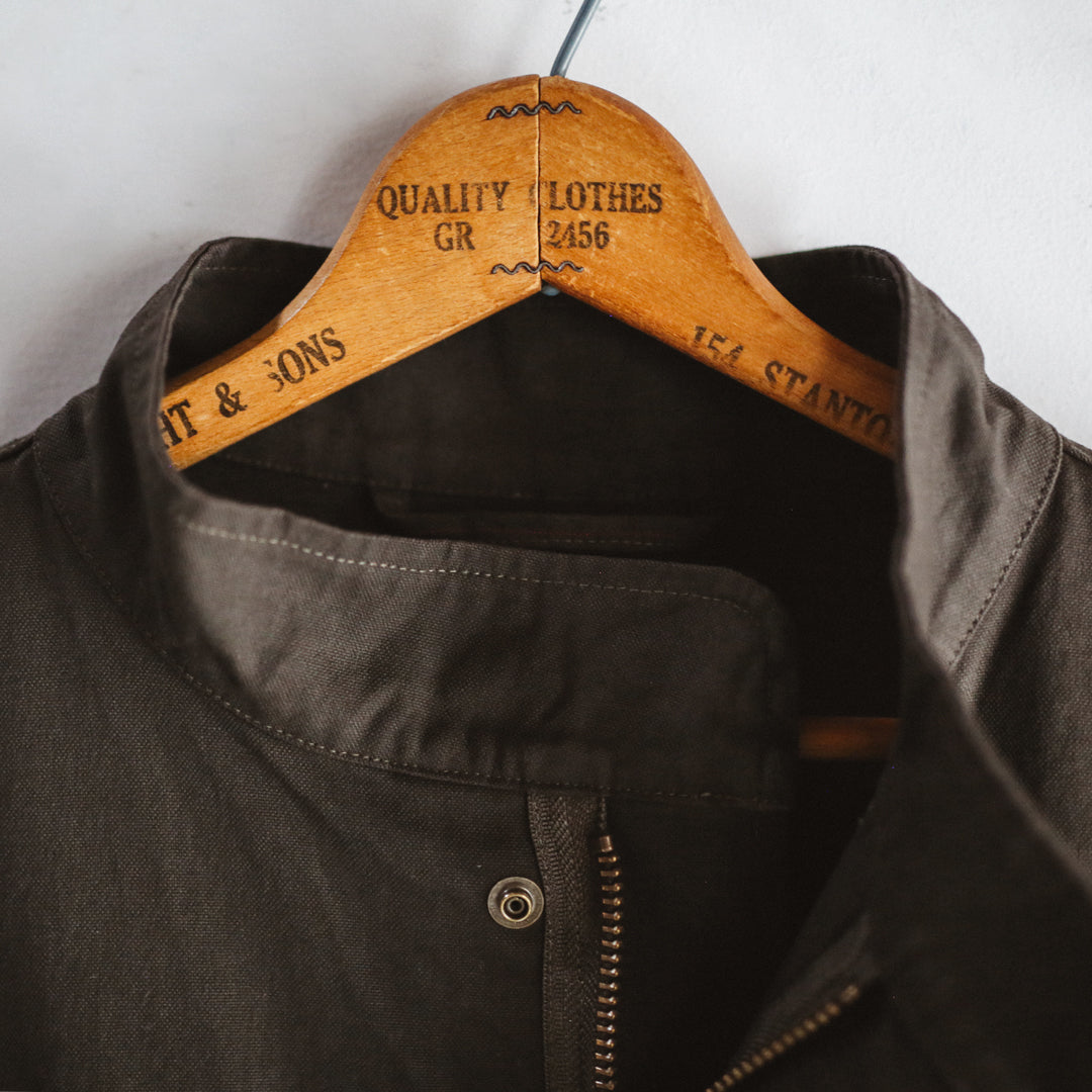 Limited Edition Col. / 9.2oz " Amami Doro-Zome " Selvedge Duck Mods Coat
