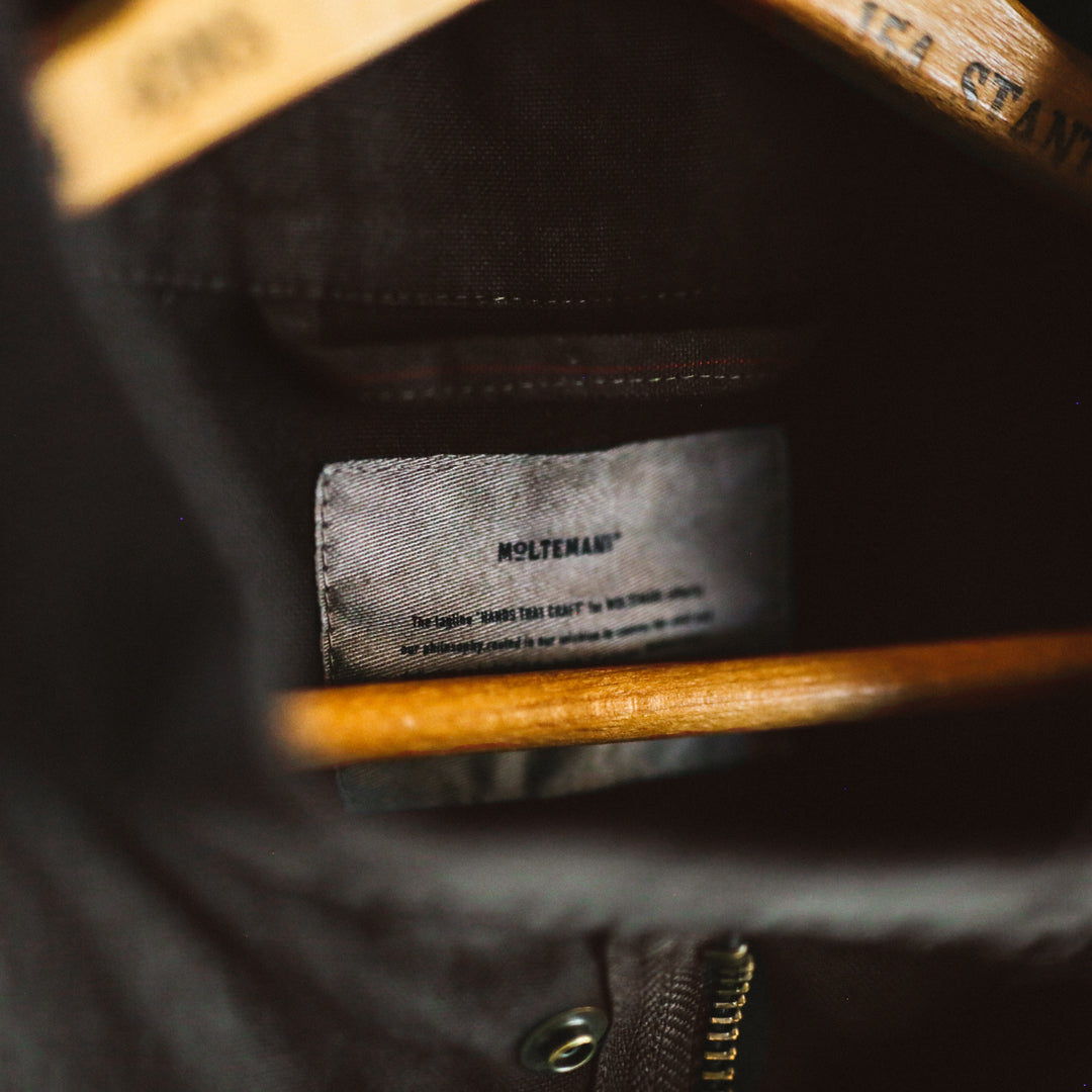 Limited Edition Col. / 9.2oz " Amami Doro-Zome " Selvedge Duck Mods Coat