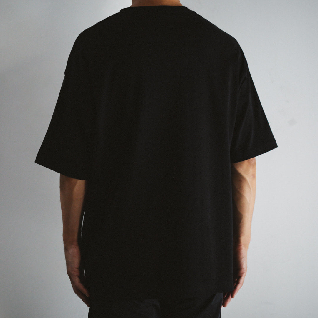 Classic Col. / BIG silhouette Crewneck Pocket T-shirt