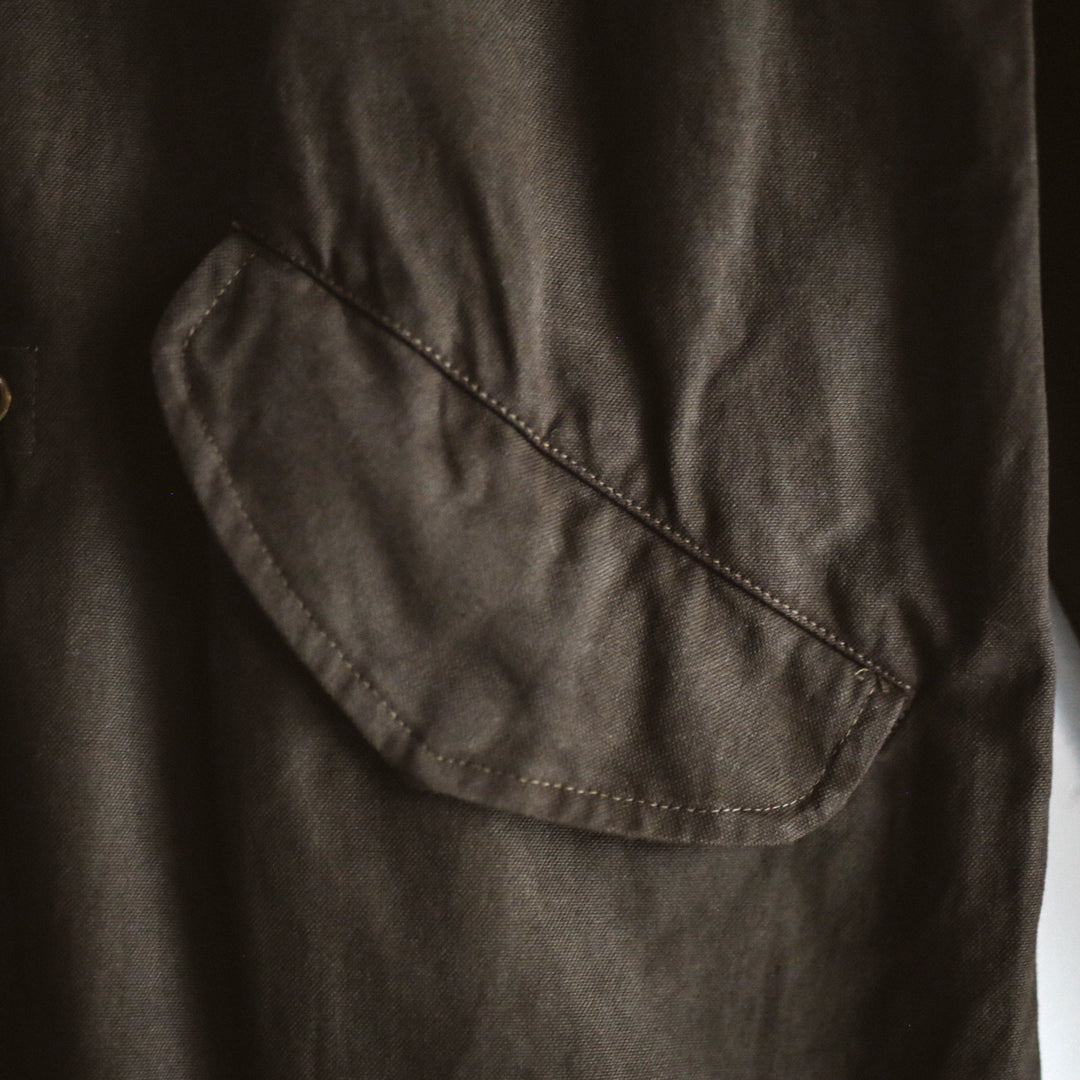 Limited Edition Col. / 9.2oz " Amami Doro-Zome " Selvedge Duck Mods Coat