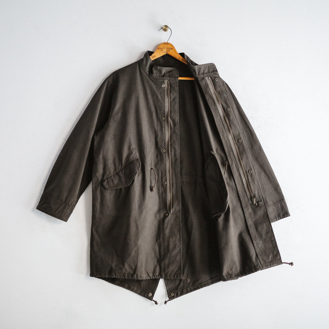 Limited Edition Col. / 9.2oz " Amami Doro-Zome " Selvedge Duck Mods Coat