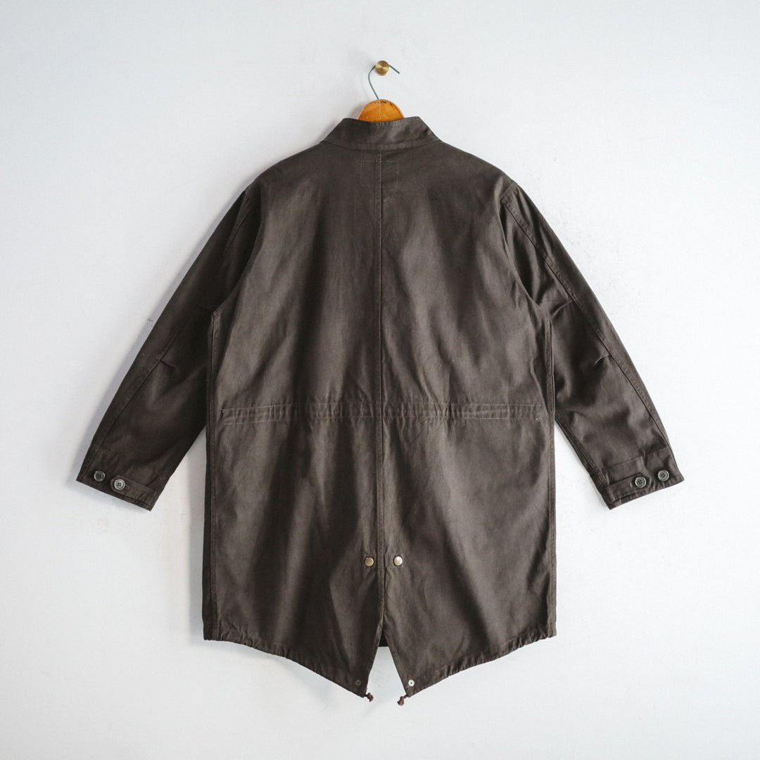 Limited Edition Col. / 9.2oz " Amami Doro-Zome " Selvedge Duck Mods Coat