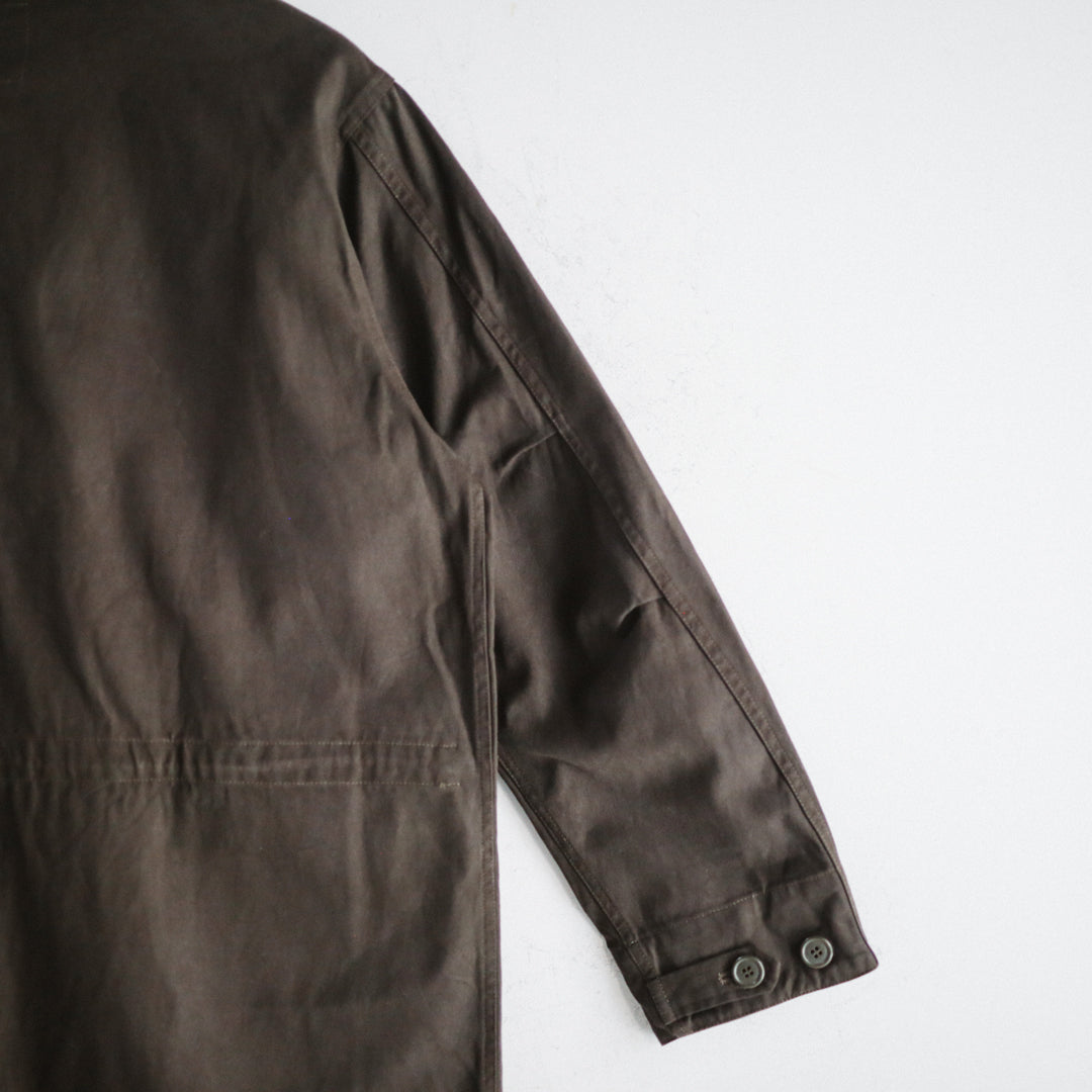 Limited Edition Col. / 9.2oz " Amami Doro-Zome " Selvedge Duck Mods Coat