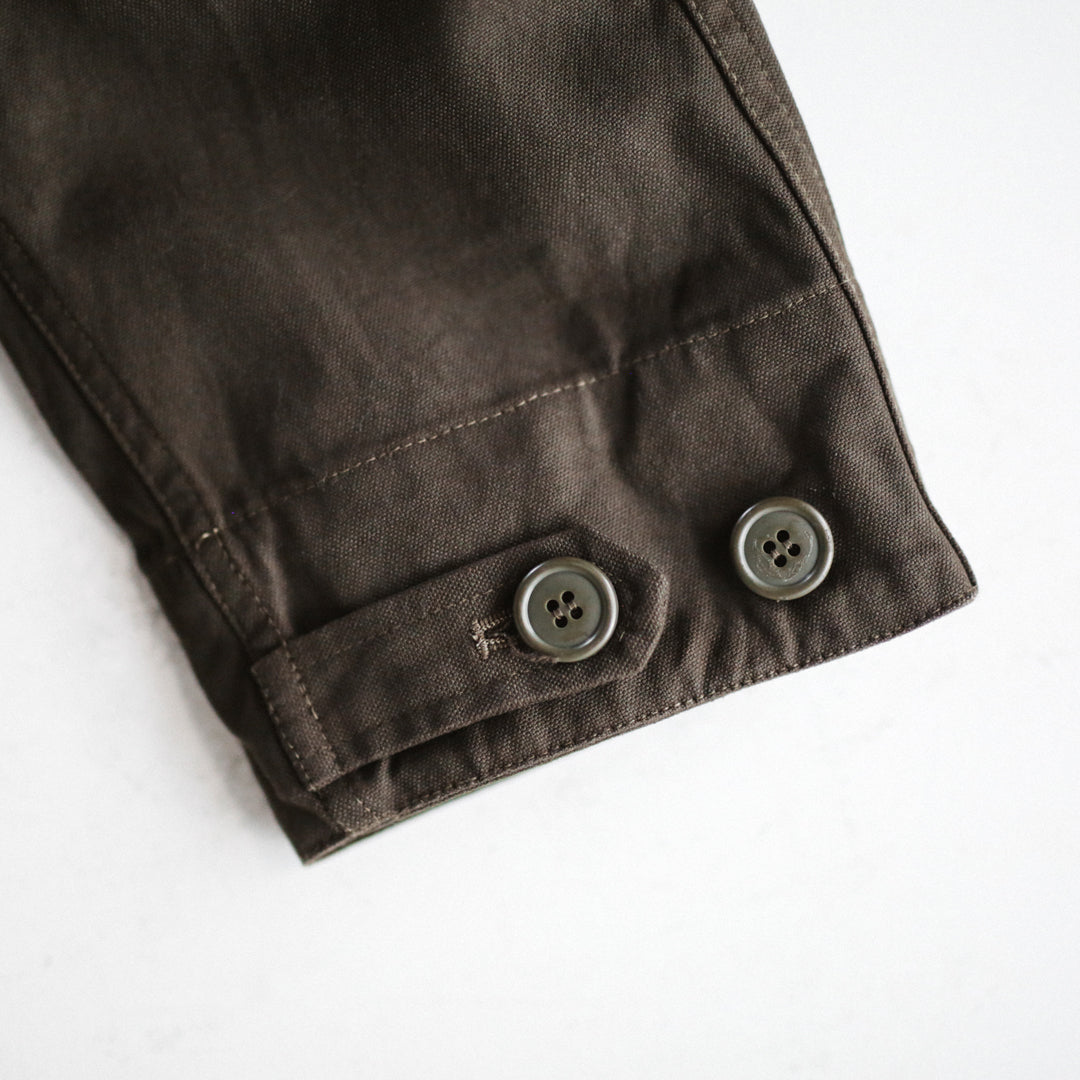 Limited Edition Col. / 9.2oz " Amami Doro-Zome " Selvedge Duck Mods Coat