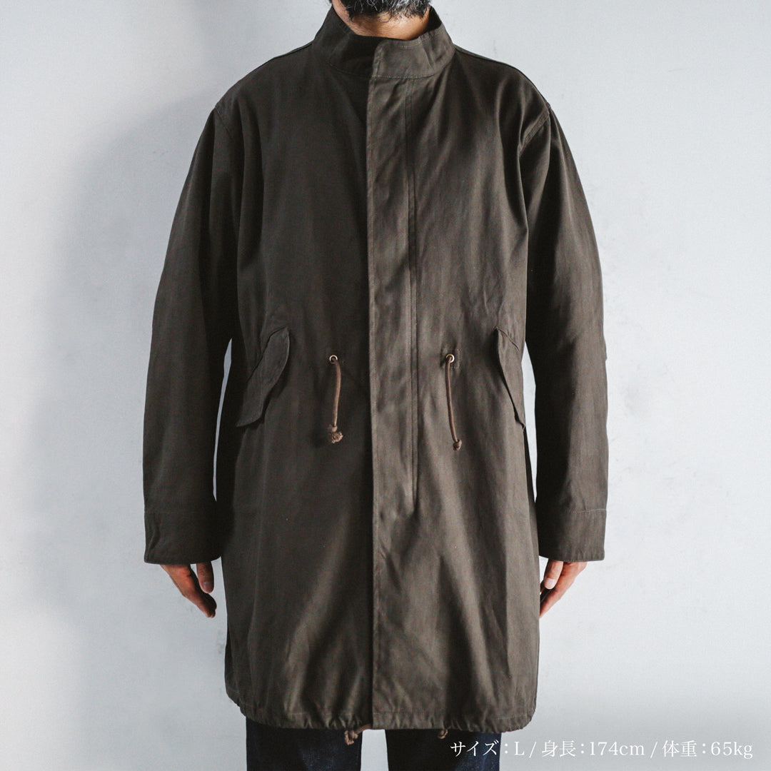 Limited Edition Col. / 9.2oz " Amami Doro-Zome " Selvedge Duck Mods Coat