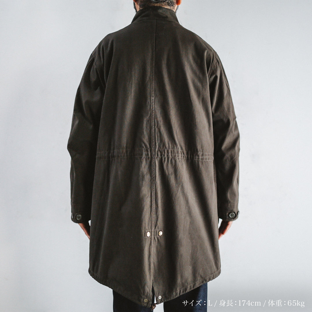 Limited Edition Col. / 9.2oz " Amami Doro-Zome " Selvedge Duck Mods Coat