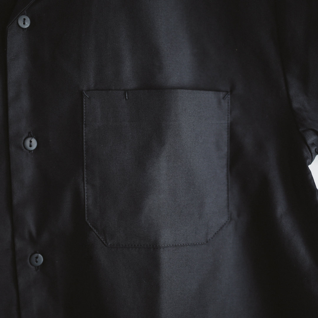 Classic Col. / Open collar shirt S/S