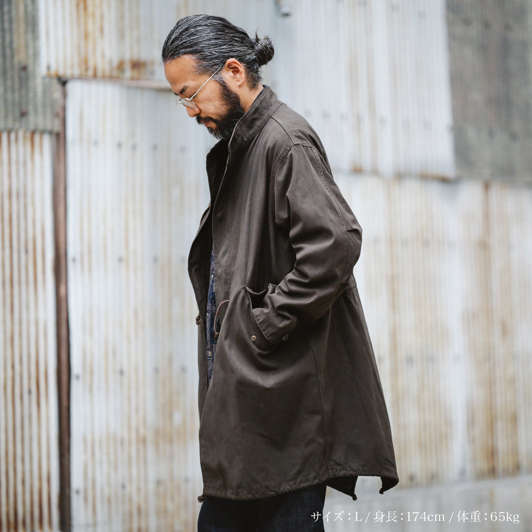 Limited Edition Col. / 9.2oz " Amami Doro-Zome " Selvedge Duck Mods Coat