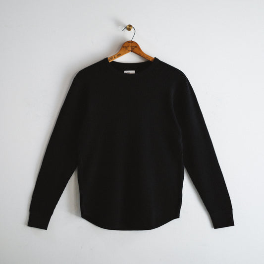 Classic Col. / Heavyweight waffle long sleeve