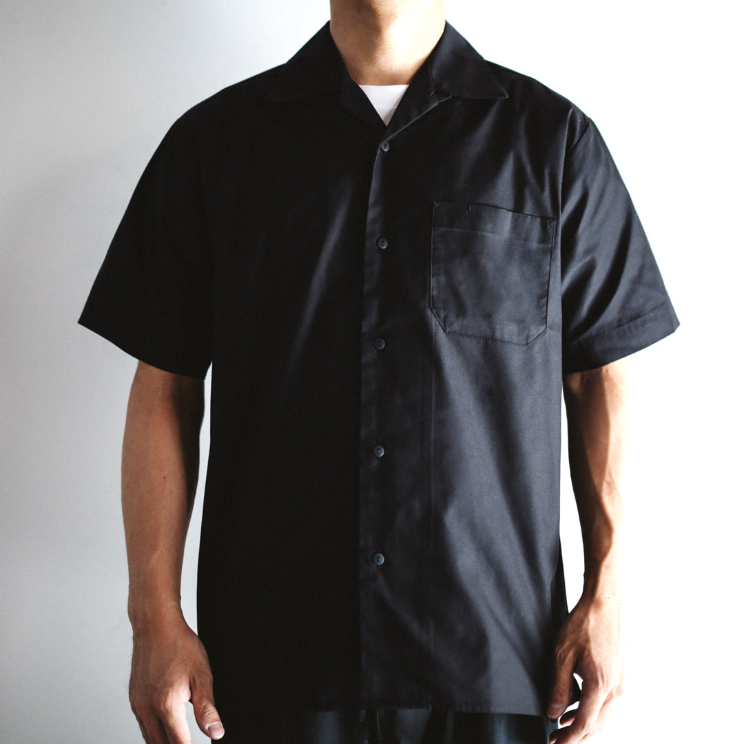 Classic Col. / Open collar shirt S/S