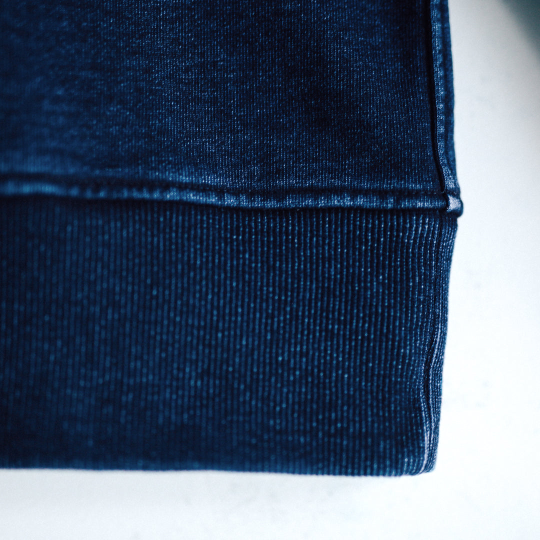Limited Edition Col. / 15.5oz Heavy weight Indigo Dye V-Gazette Sweat