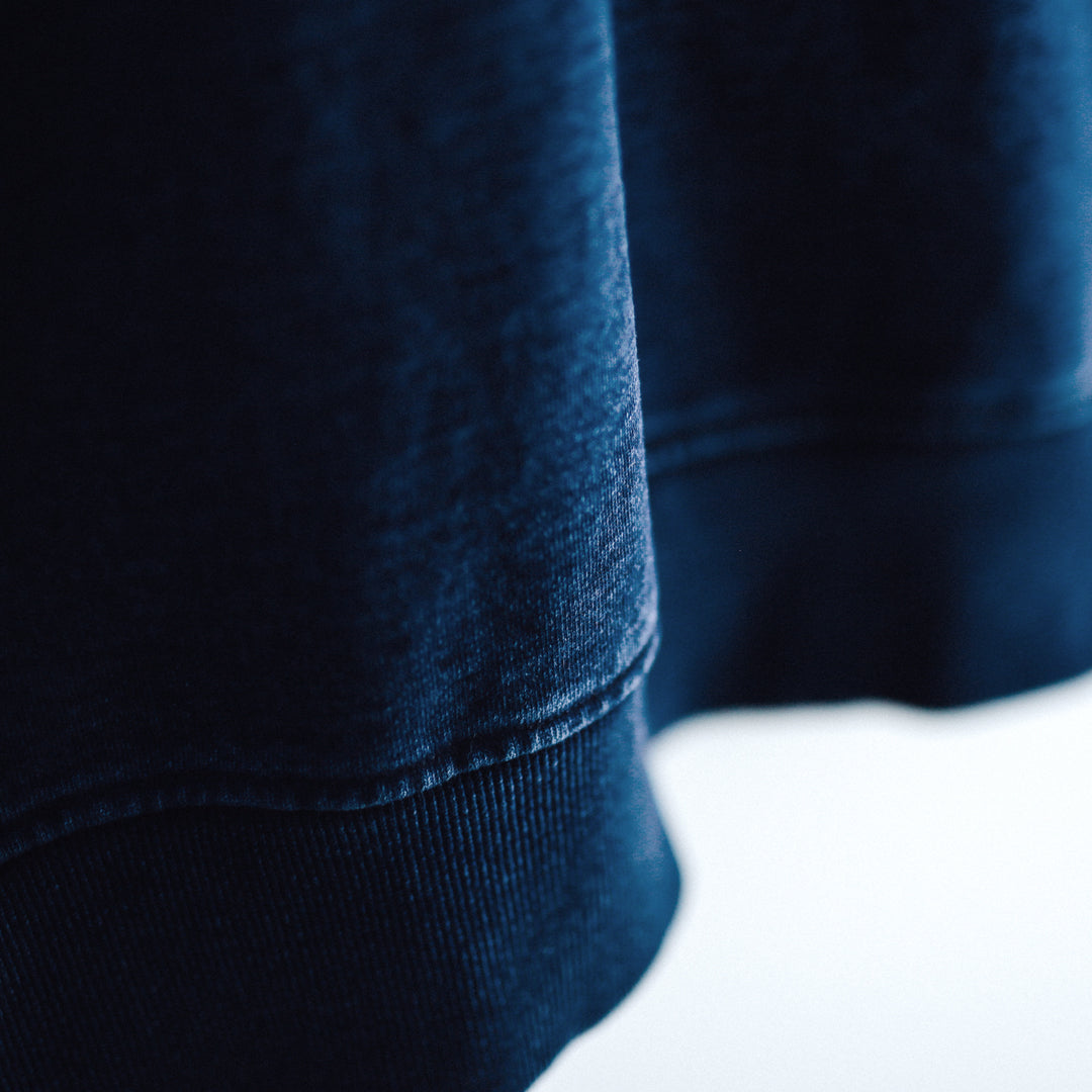 Limited Edition Col. / 15.5oz Heavy weight Indigo Dye V-Gazette Sweat