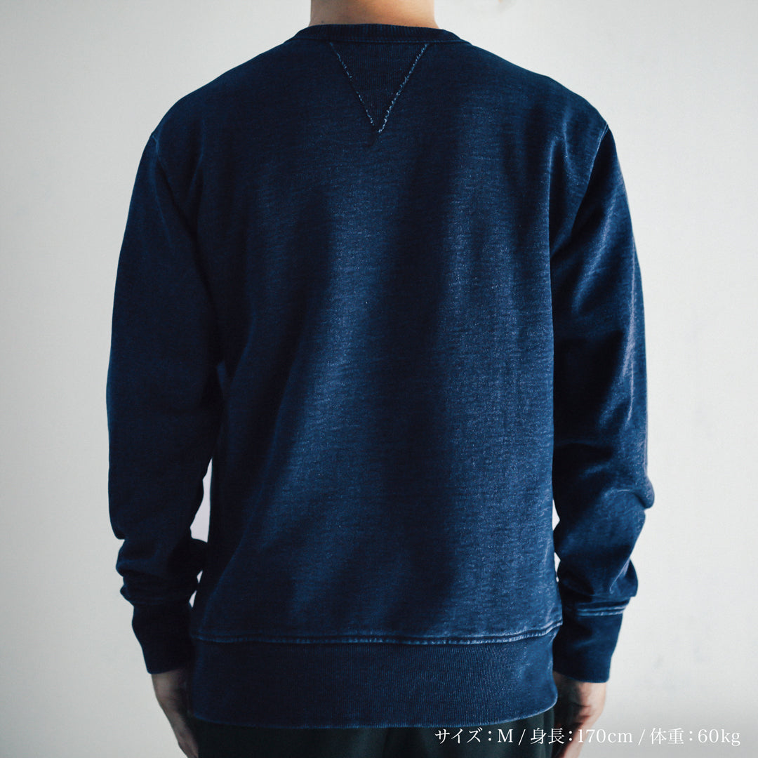 Limited Edition Col. / 15.5oz Heavy weight Indigo Dye V-Gazette Sweat