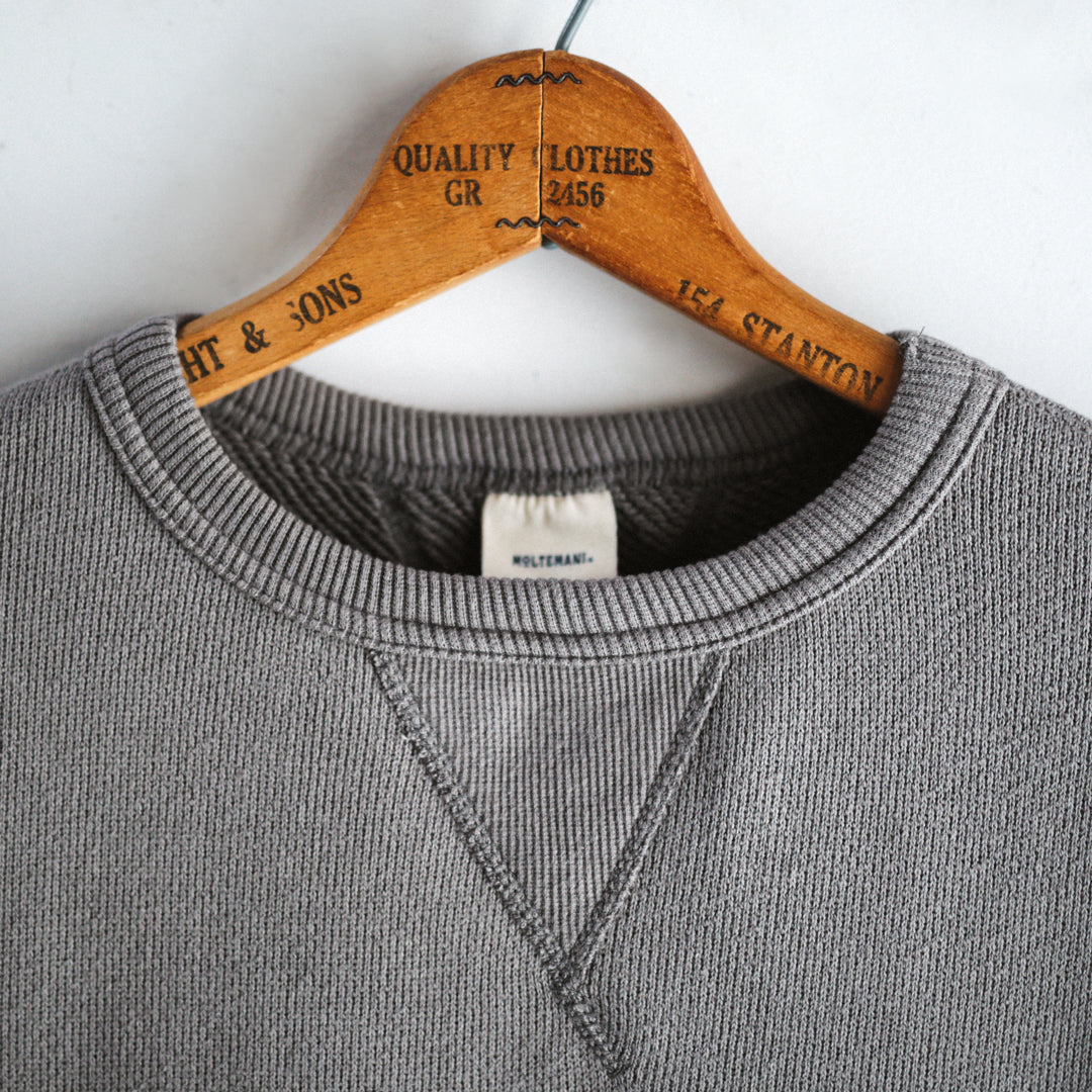 Limited Edition Col. / 12.5oz Wakayama " Trinity Urake " Garment Dye V-Gazette Sweat