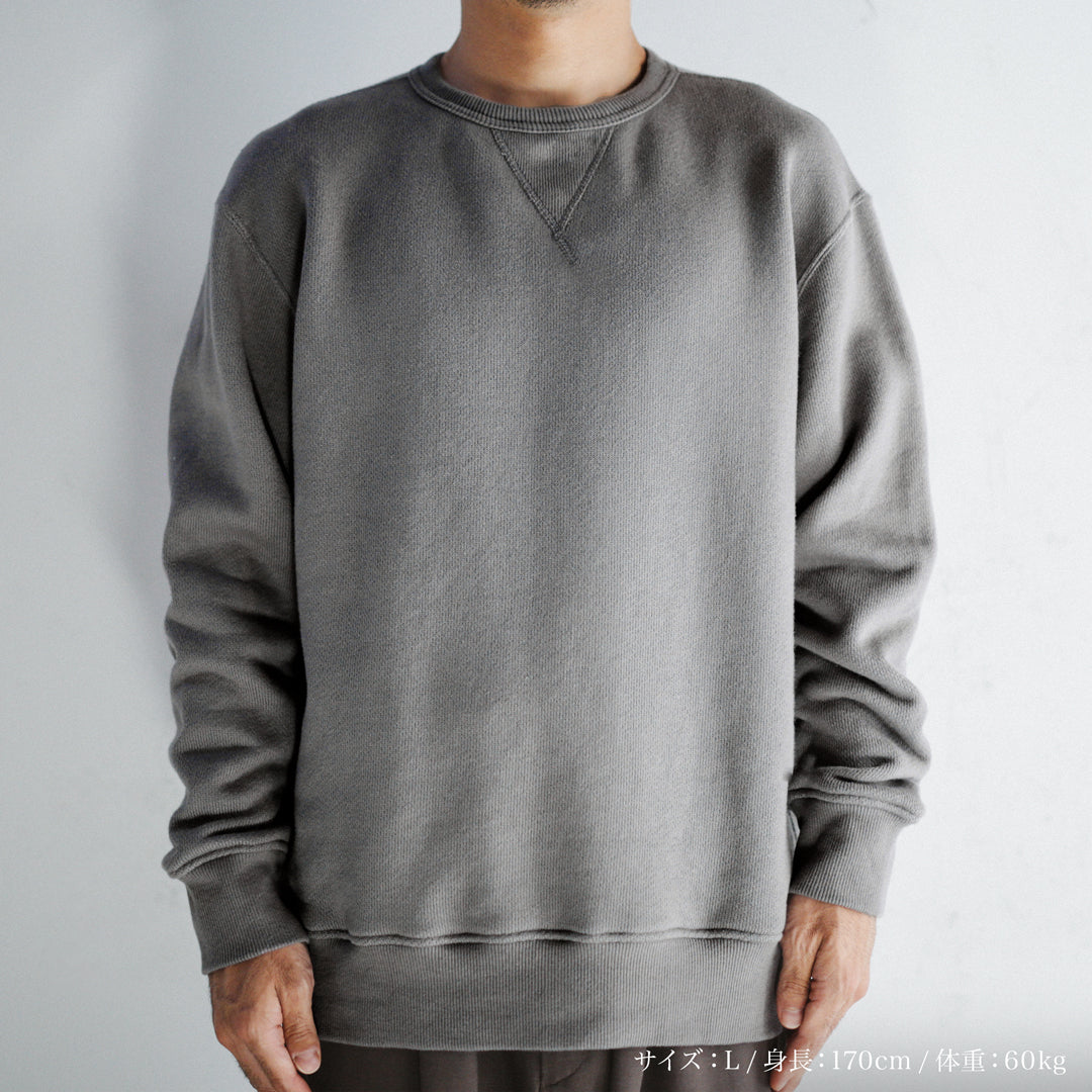 Limited Edition Col. / 12.5oz Wakayama " Trinity Urake " Garment Dye V-Gazette Sweat