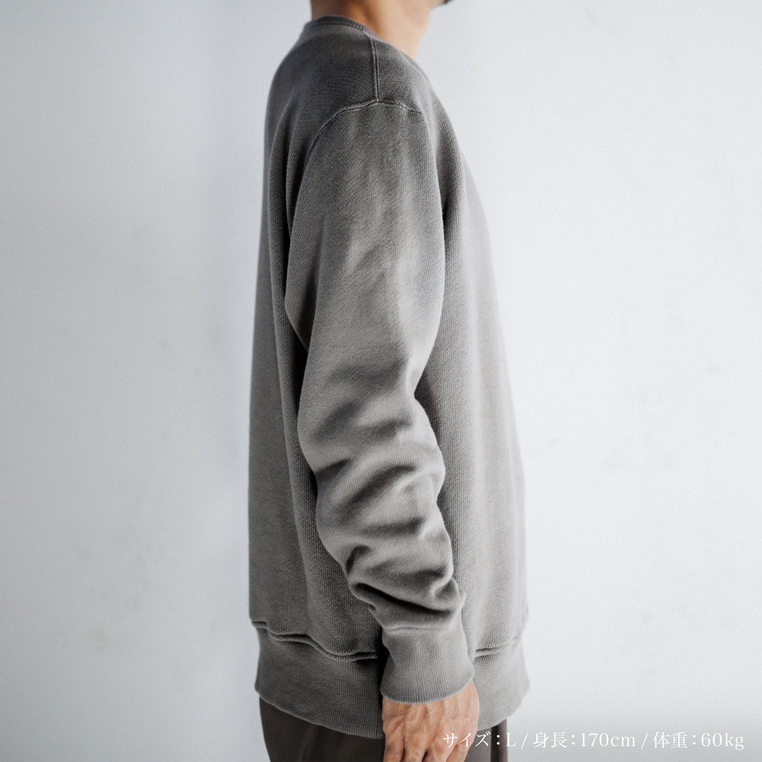 Limited Edition Col. / 12.5oz Wakayama " Trinity Urake " Garment Dye V-Gazette Sweat