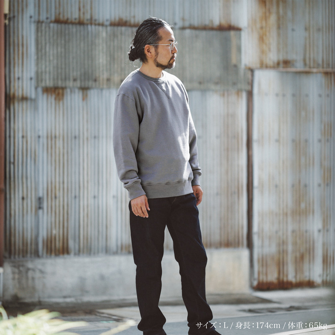Limited Edition Col. / 12.5oz Wakayama " Trinity Urake " Garment Dye V-Gazette Sweat