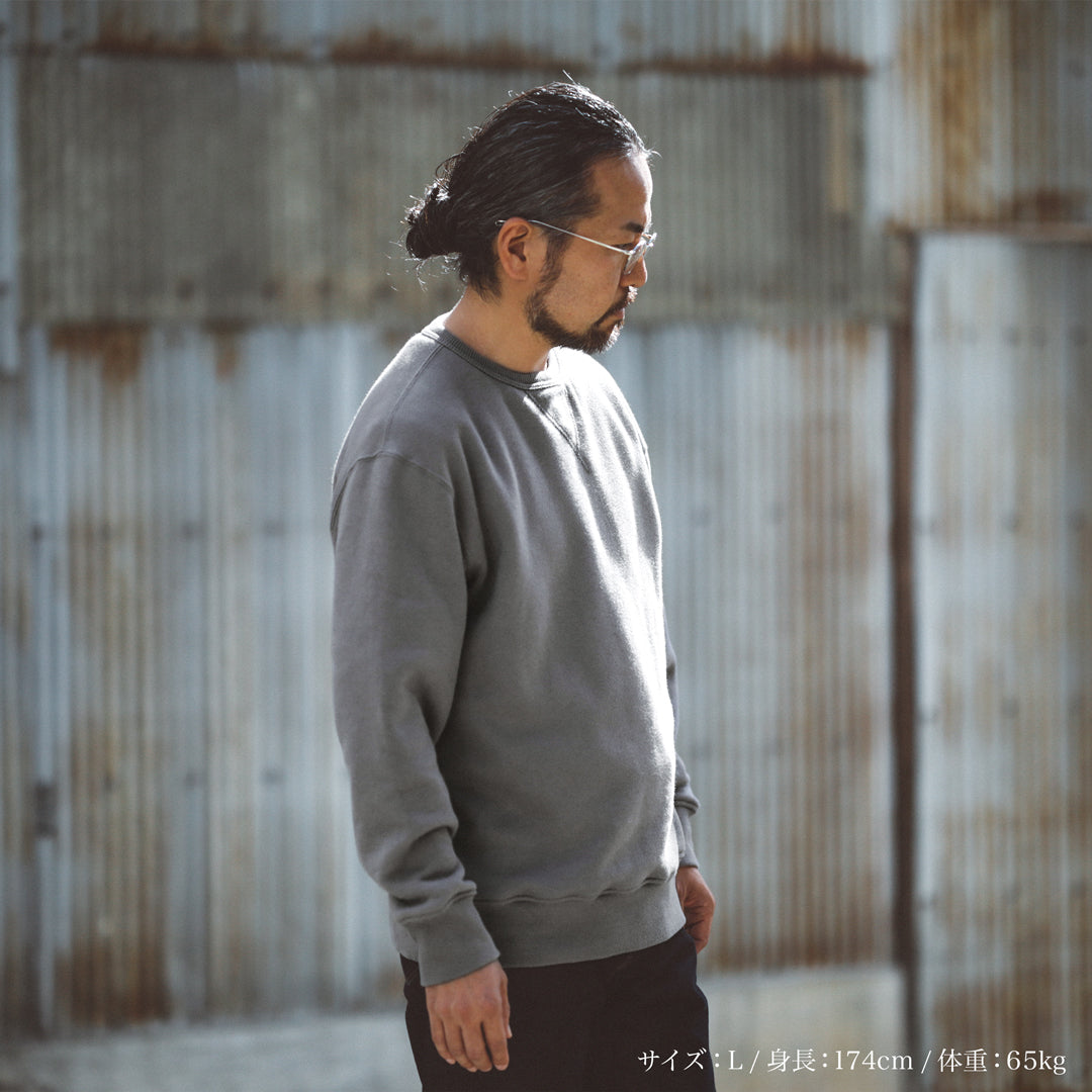 Limited Edition Col. / 12.5oz Wakayama " Trinity Urake " Garment Dye V-Gazette Sweat