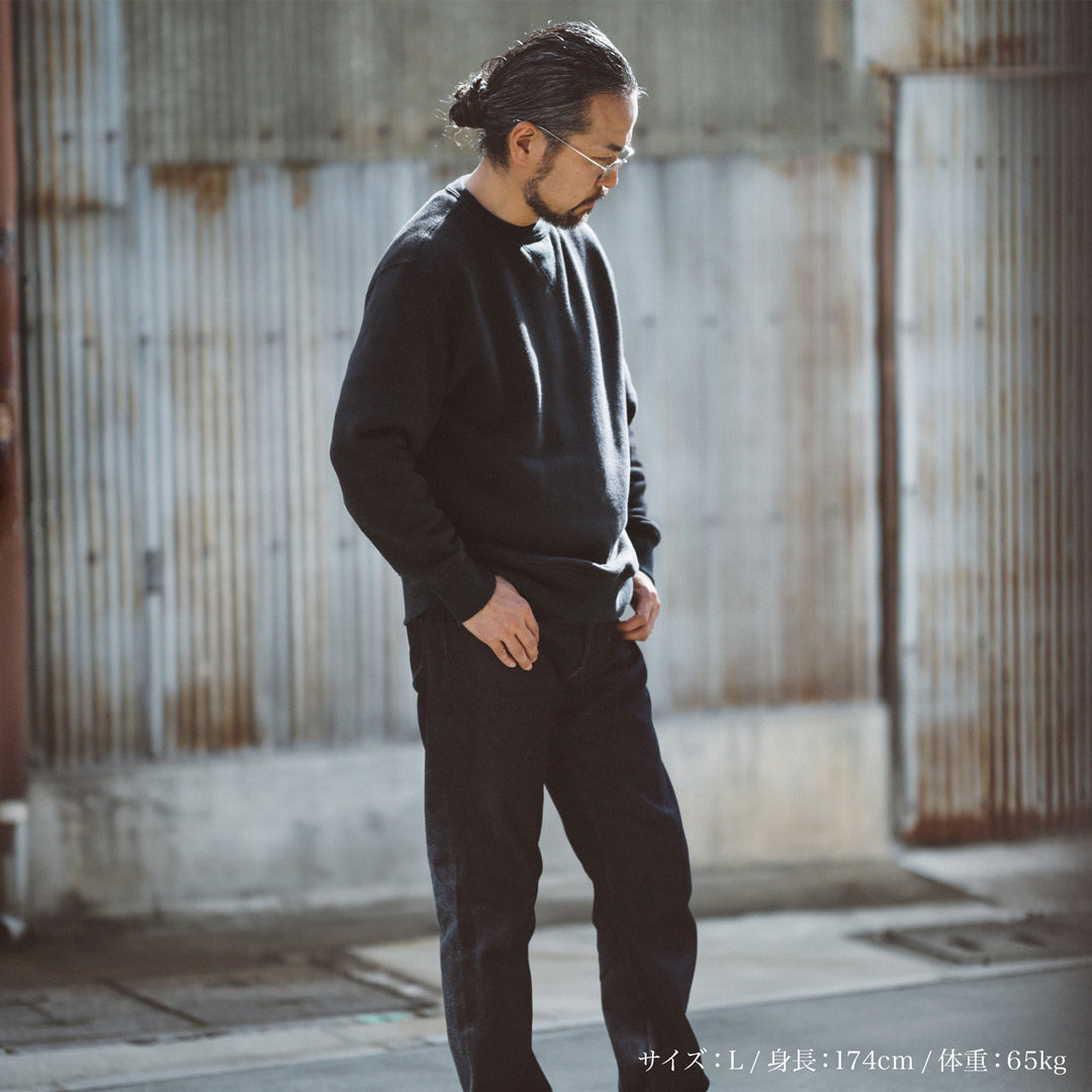 Limited Edition Col. / 12.5oz Wakayama " Trinity Urake " Garment Dye V-Gazette Sweat