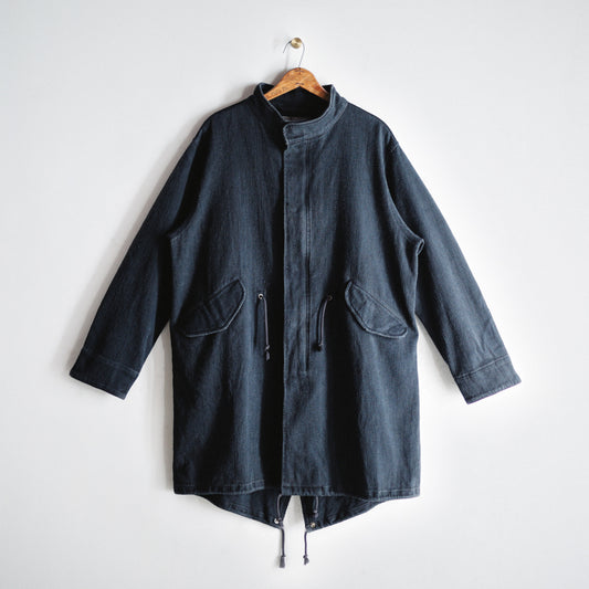 Limited Edition Col. / 14oz " Amami Doro-Zome " Sashiko Mods Coat