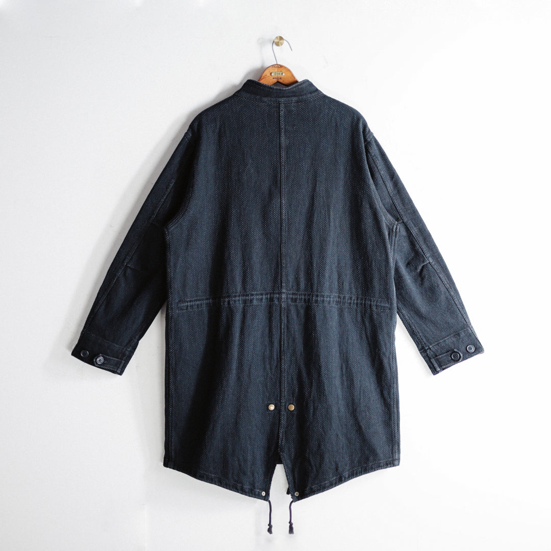 Limited Edition Col. / 14oz "Amami Doro-Zome" Sashiko Mods Coat