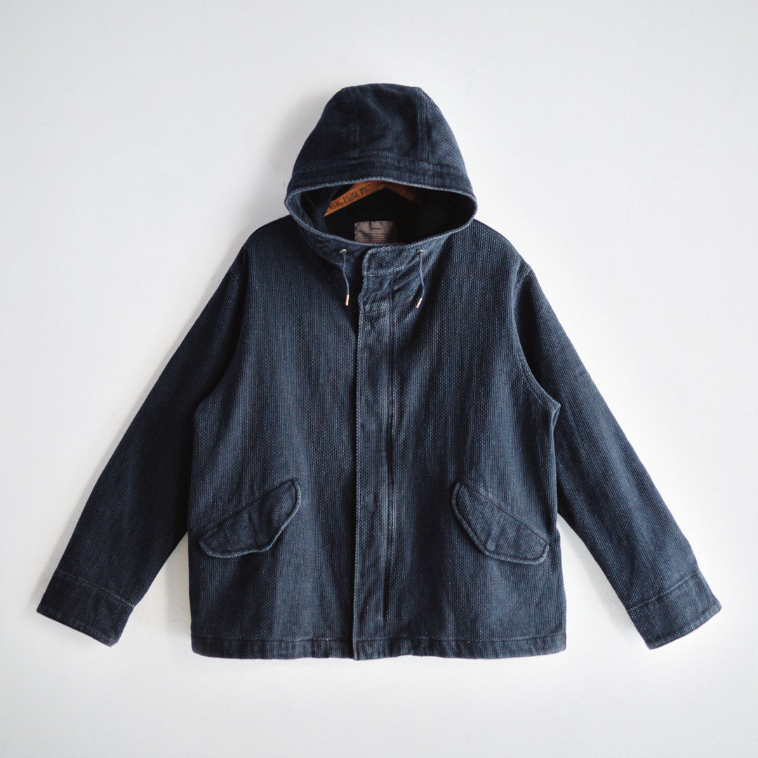 Limited Edition Col. / 14oz "Amami Doro-Zome" Sashiko Short Mods Parka