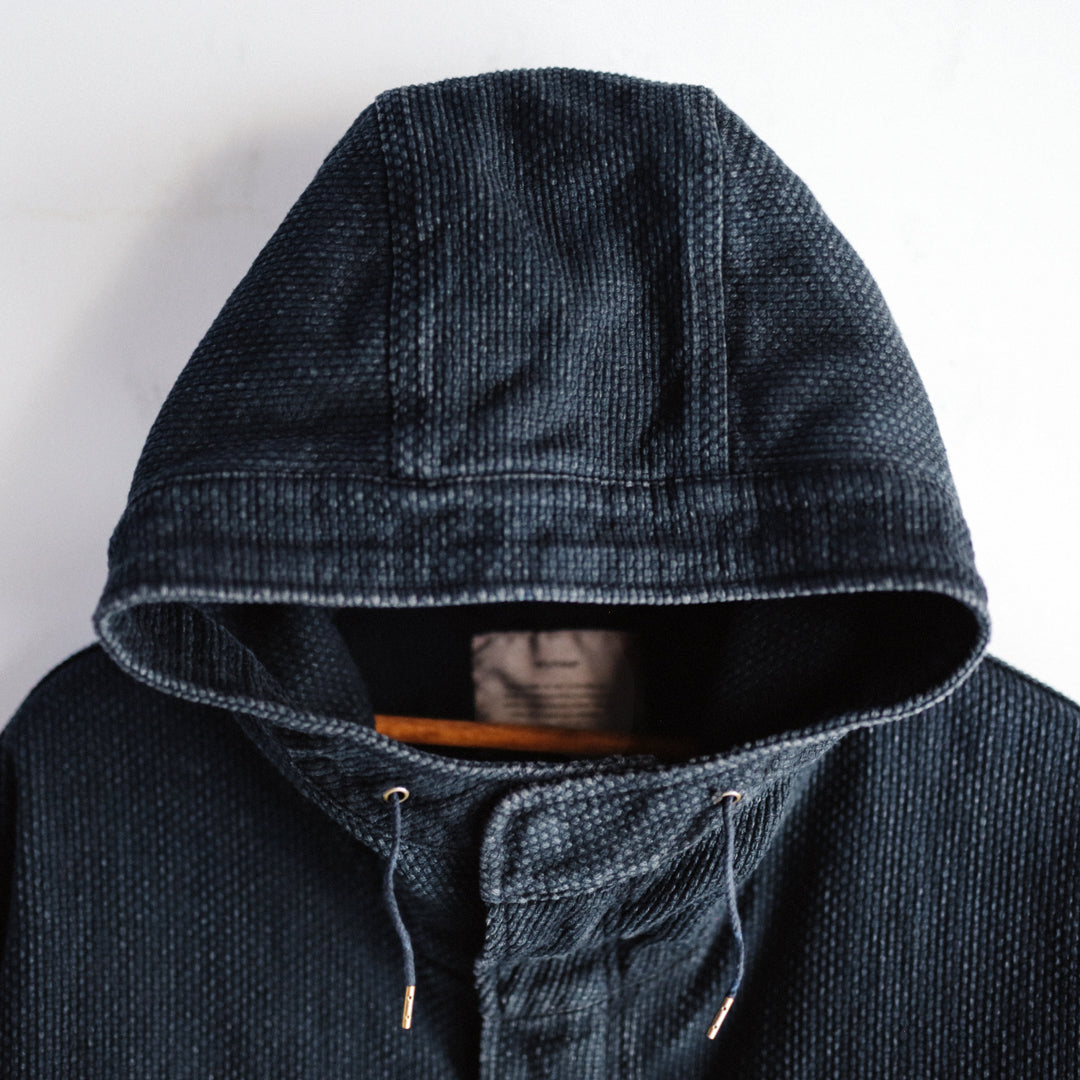 Limited Edition Col. / 14oz "Amami Doro-Zome" Sashiko Short Mods Parka