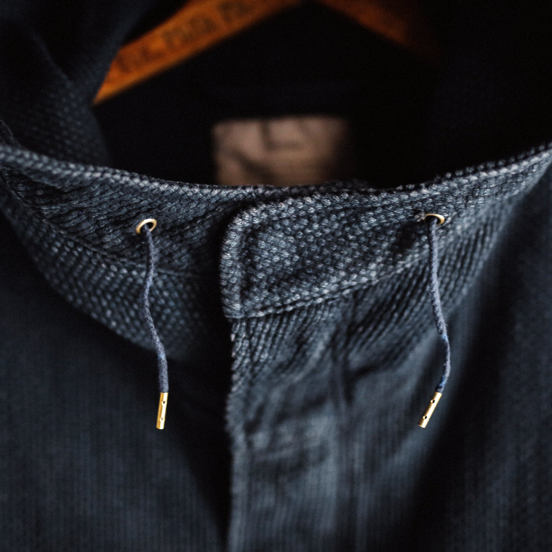 Limited Edition Col. / 14oz "Amami Doro-Zome" Sashiko Short Mods Parka