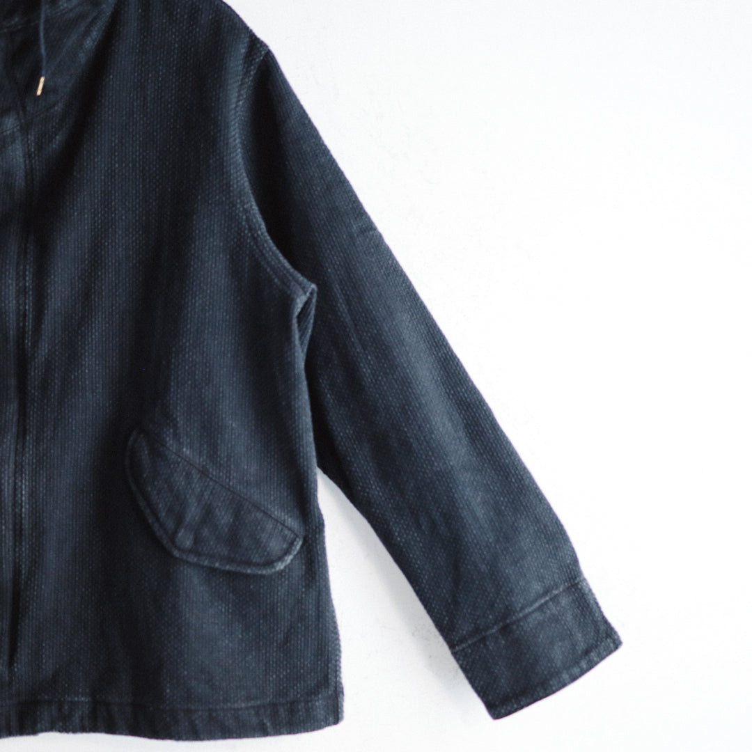 Limited Edition Col. / 14oz "Amami Doro-Zome" Sashiko Short Mods Parka
