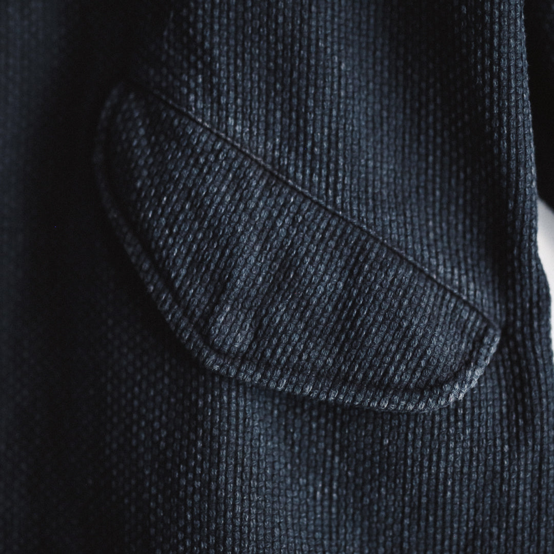 Limited Edition Col. / 14oz "Amami Doro-Zome" Sashiko Short Mods Parka