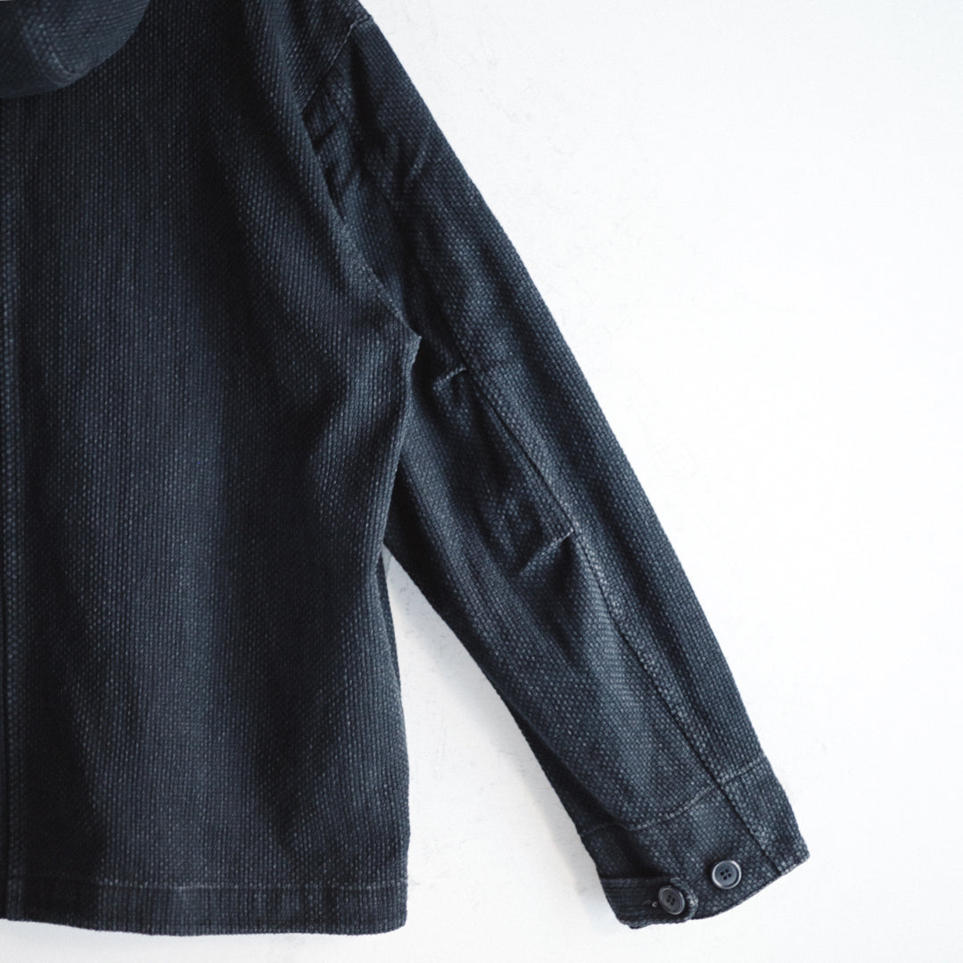 Limited Edition Col. / 14oz "Amami Doro-Zome" Sashiko Short Mods Parka