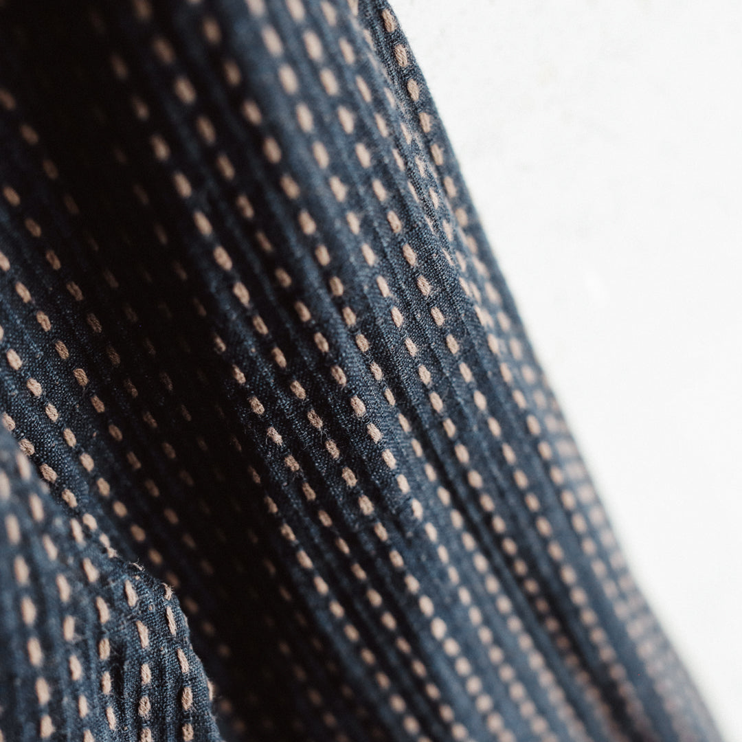 Limited Edition Col. / 8.5oz "Amami Doro-Zome" Sashiko Regular Collar Shirt