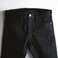 Selvedge Denim Col. / 14oz Okayama Slim Tapered Jeans - BLACK