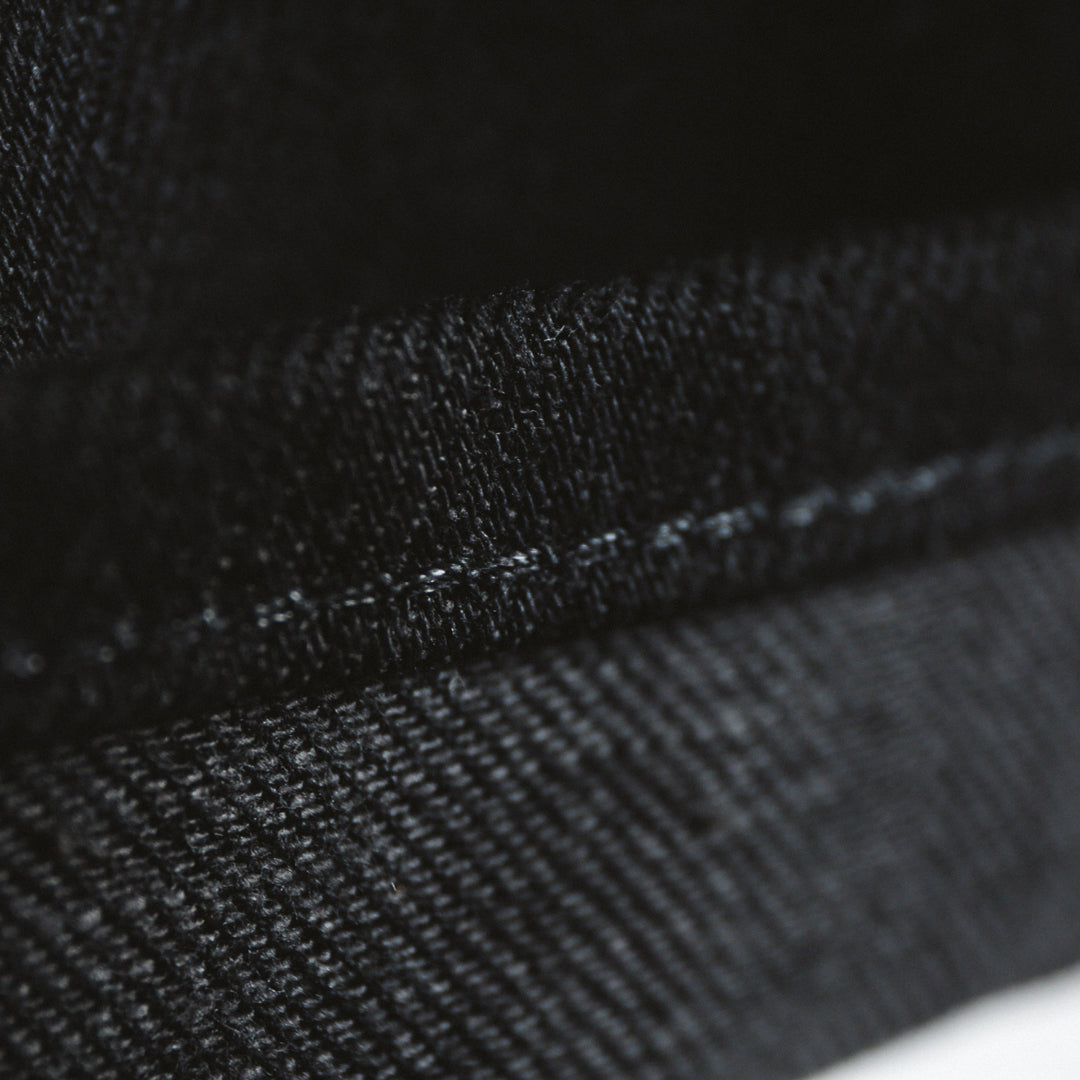 Selvedge Denim Col. / 14oz Okayama Slim Tapered Jeans - BLACK