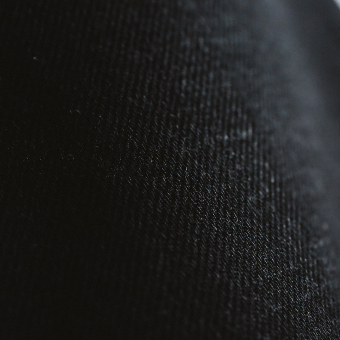 Selvedge Denim Col. / 14oz Okayama Slim Tapered Jeans - BLACK