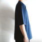 Indigo Dye Col. / 10oz Back Side Indigo Over Size T-shirt