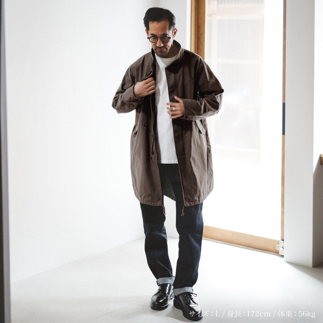 【即日】Limited Edition Col. / 8.5oz " Amami Doro-Zome " Back Satin Mods Coat