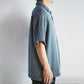 Limited Edition Col. / Sashiko " Kakinohana Moyo " Open Collar Shirt