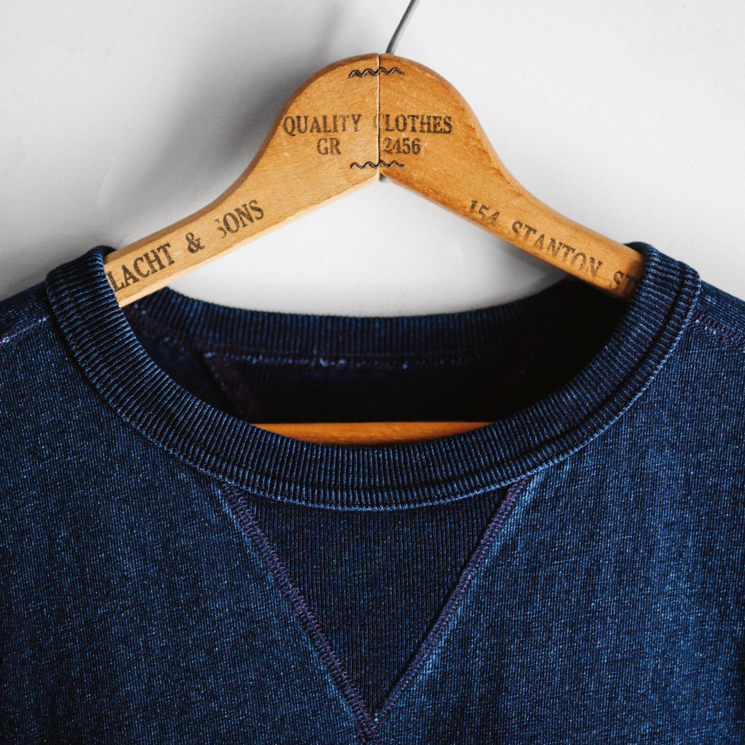 Limited Edition Col. / 10oz Indigo Dyed V-Gazette T-Shirt
