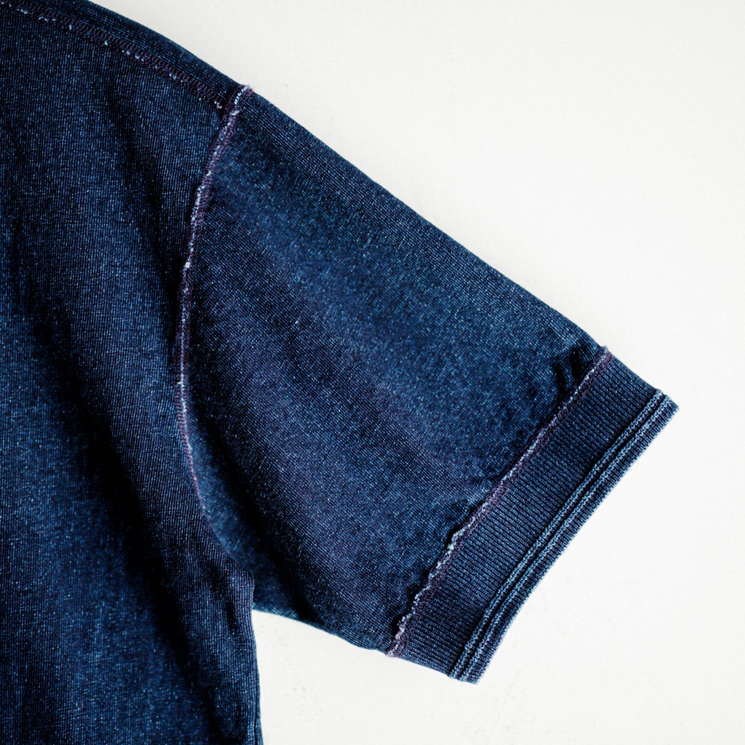 Limited Edition Col. / 10oz Indigo Dyed V-Gazette T-Shirt