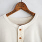 Limited Edition Col. / 10oz Garment Dyed Henley Neck T-Shirt