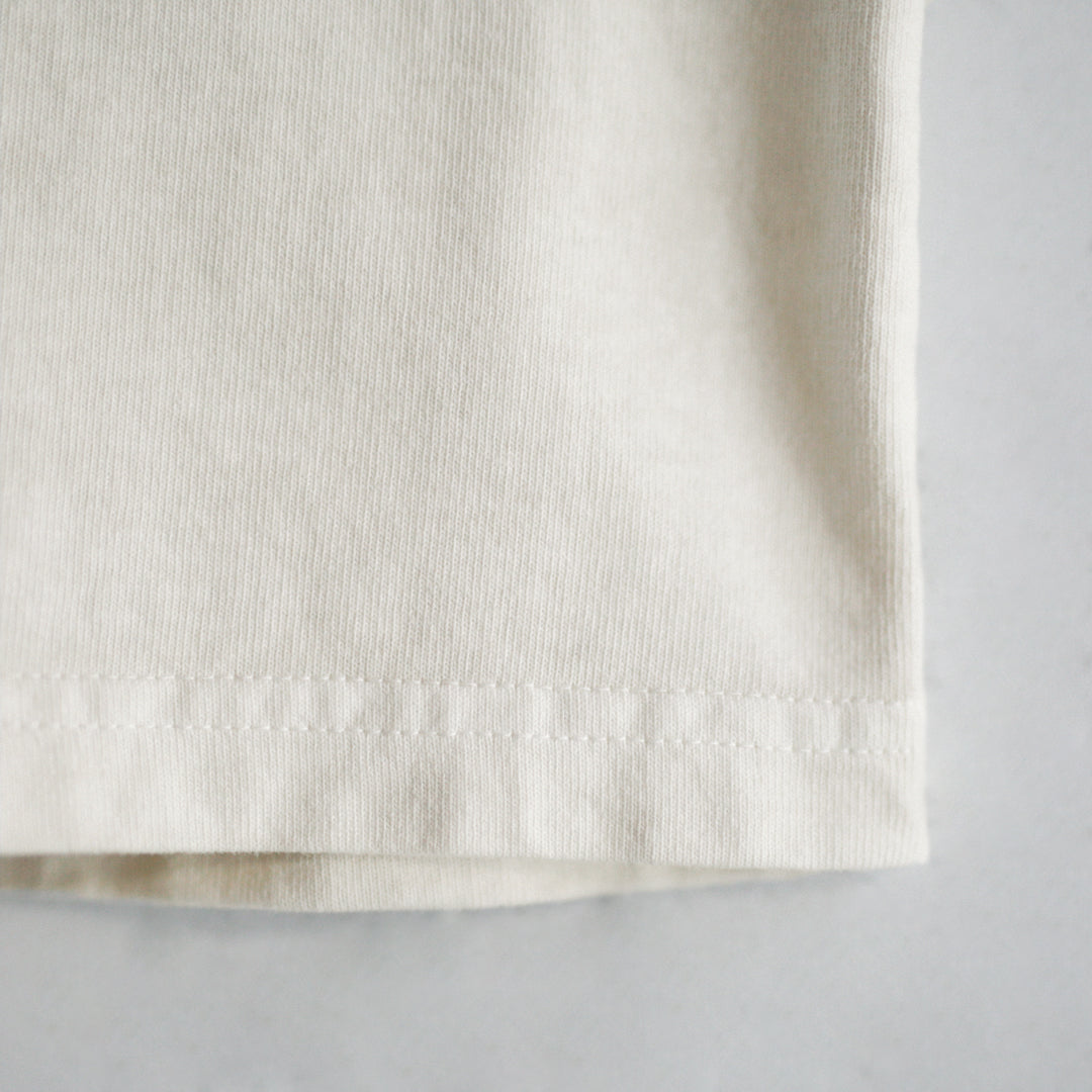 Limited Edition Col. / 10oz Garment Dyed Henley Neck T-Shirt